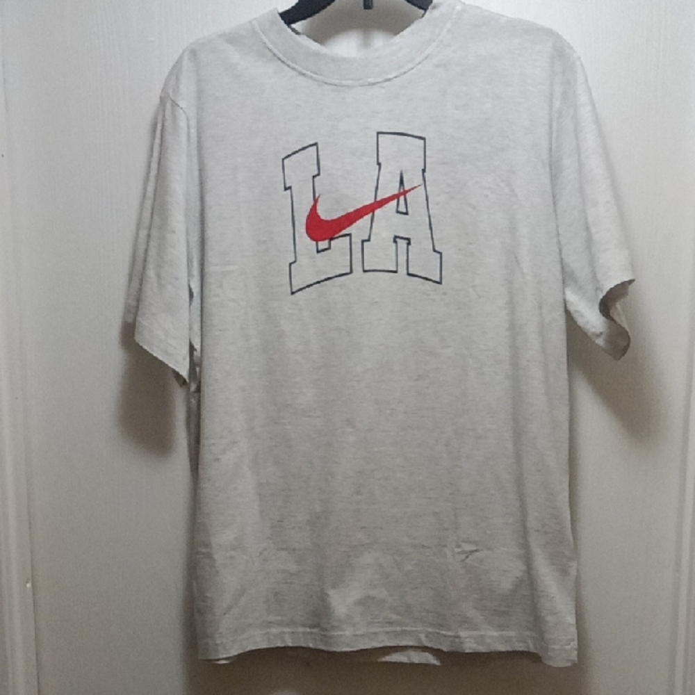 Nike Gray T-Shirt with Red LA Logo